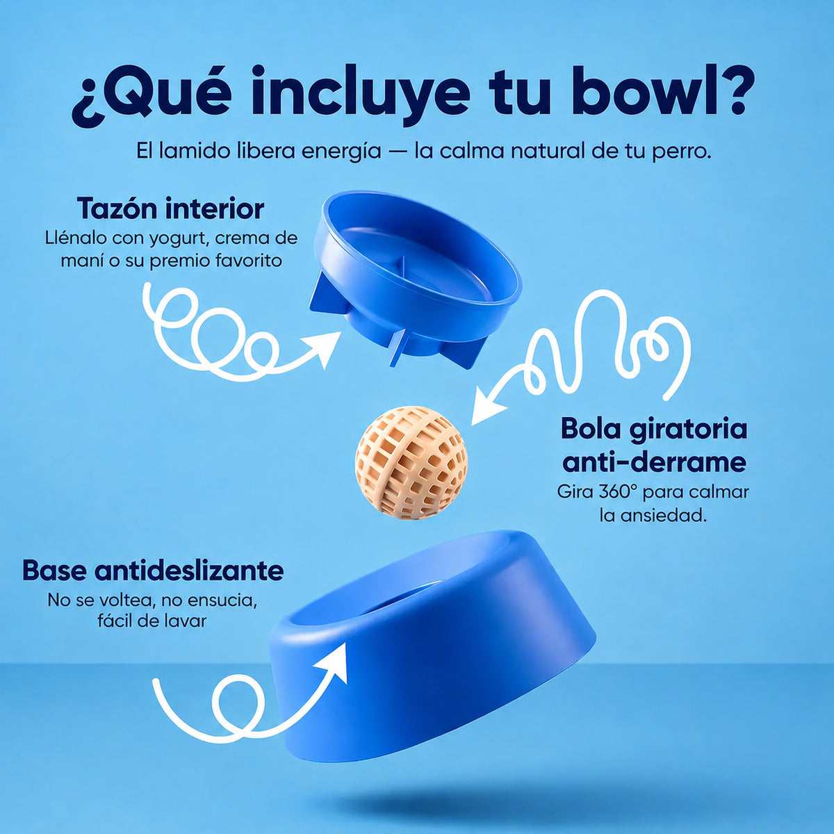 Camly Bowl™ Tazón Antiestrés